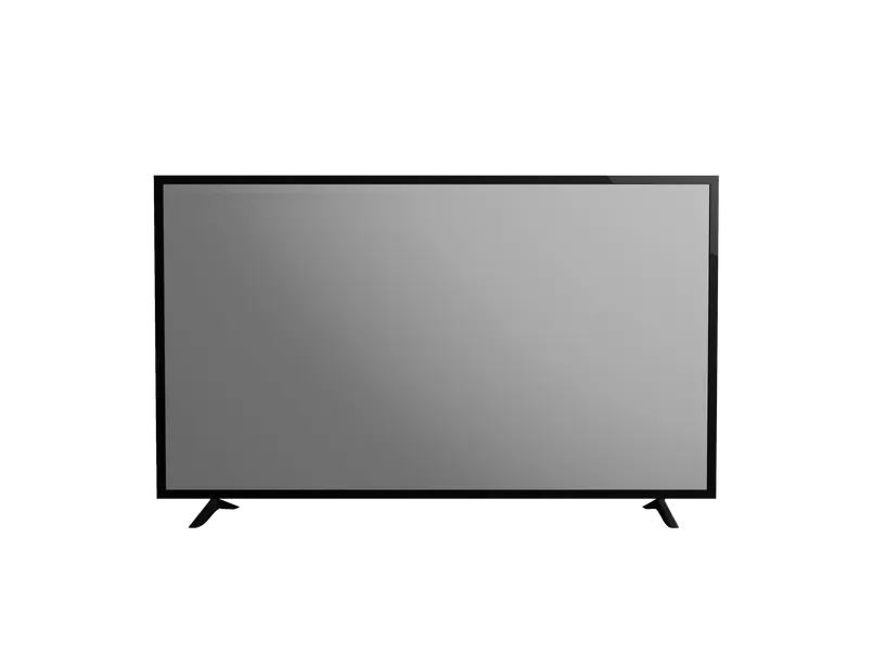 A flat-screen television.